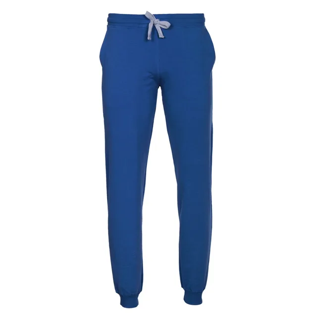 Брюки мужские из футера без начёса, 260 г/м², арт. 62, синие, вид спереди